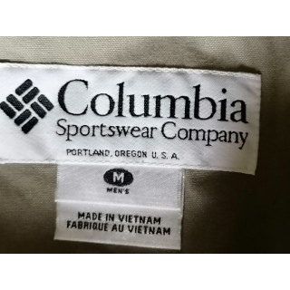 Vintage Columbia Jacket Gray Taupe Man