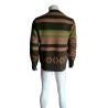 Vintage geometric jacquard sweater M / L without brand