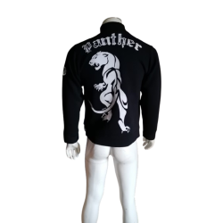 Panther Salvio Vintage Y2K dedstock chaqueta negra