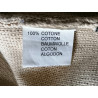 Cerruti Jeans Vintage 100% Baumwolle Halb-Zip Pullover Beige