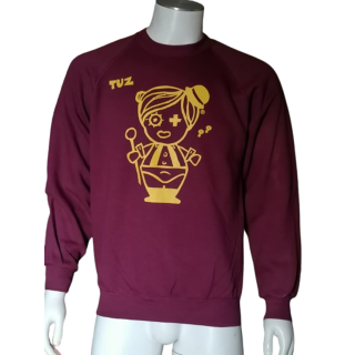 Korovamilkshop Tuz Archive Vintage Sweatshirt Bordeaux Deadstock