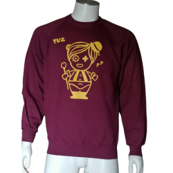 Korovamilkshop Tuz Arquivo Vintage Moletom Bordeaux Deadstock