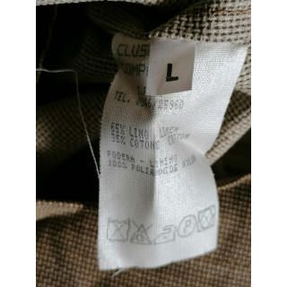 Giacca in cotone Krizia Uomo Lin / Brown - Etichetta deadstock