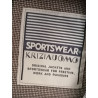 Krizia Uomo Lin / Marrom Algodão Casaco - Etiqueta Deadstock