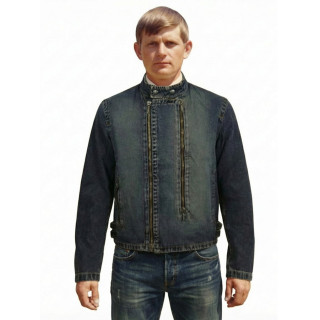 Dirk Bikkembergs Heróis Internacionais 2003 - Janal Deadstock Biker Jacket