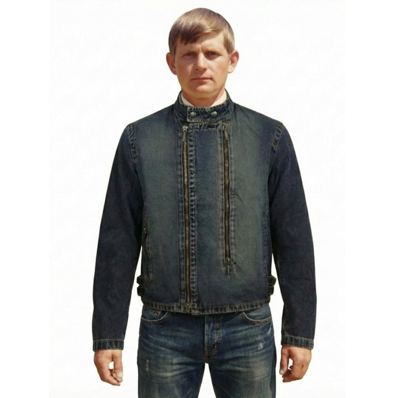 Dirk Bikkembergs Heróis Internacionais 2003 - Janal Deadstock Biker Jacket