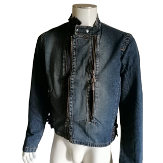 Dirk Bikkembergs Heróis Internacionais 2003 - Janal Deadstock Biker Jacket
