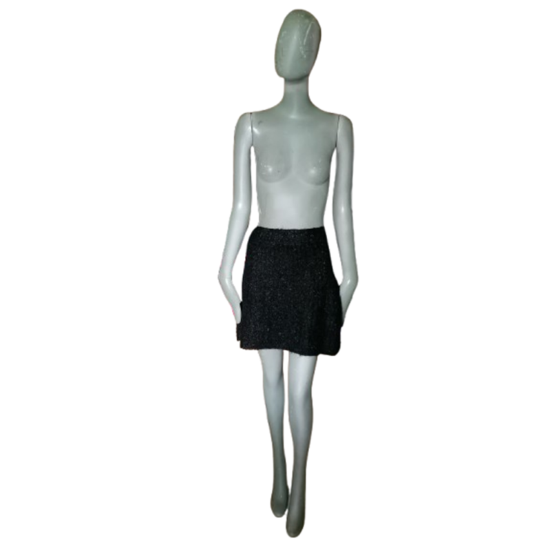 Vintage Rock Y2k Mohair schwarz flaumig