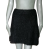 Saia vintage y2k mohair preto macio