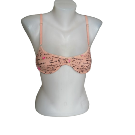 D & G ondergoed archief Y2K - Rose Deadstock Bra-logo overal