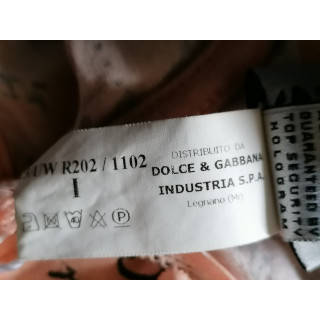 D & G Unterwäsche Archiv Y2K - Rose Deadstock BH Logo überall