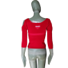 Twin-set by light force top y2k red deadstock made in italy