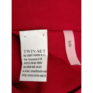 Twin-Set by Light Force Top Y2K Rouge Deadstock Made in Italy