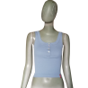 Miss Sixty Y2K Stacktock Blue Jean Tank