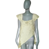 Gaetano Navarra Deadstock - 100% Embroidered Asymmetric Top