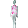 Ter et Bantine Archiv - 100% seiden asymmetrische Bluse