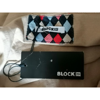 Block 60 Deadstock Beige Tank Printed Pink Made in Italy