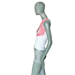 LIU JO ARCHIVE Y2K Stationtock - Paradise Tank Perline e Cabochons | Nwt