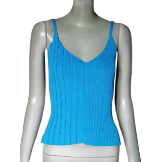 Strese Gabriele Streehle Top Turquesa Turquoise Deadstock Y2K