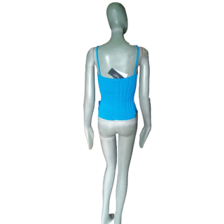 Strese Gabriele Streehle Top Turquesa Turquoise Deadstock Y2K