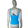 Strese gabriele strehle top turquesa turquesa deadstock y2k