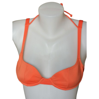 Rosa Chá Archive Y2K Deadstock Bikini Top Corail Néon Paris 2002