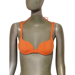 Rosa Chá Archive Y2K Deadstock Bikini Top Corail Néon Paris 2002