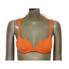 Rosa Chá Archive Y2K Deadstock Bikini Top Corail Néon Paris 2002