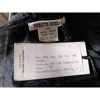 Archive Nicoletta Ruggiero 100% Silk Deadstock Italy c. 2000