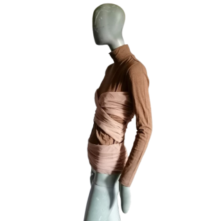 Oppio Jeans Archivo Y2K Deadstock - Top Deconstructed Hecho en Italia