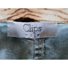 Vintage denim jacket Clips More Collar con cuentas florales - Sala de coleccionistas Y2K