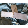 Vintage denim jacket Clips More Collar con cuentas florales - Sala de coleccionistas Y2K