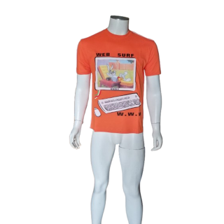 Jean-Charles de Castelbajac Arquivo "Web Surf" Deadstock feito na Itália