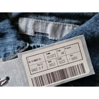 Iceberg Archivo de jeans - Denim Deadstock Chaleco 100% algodón Y2K