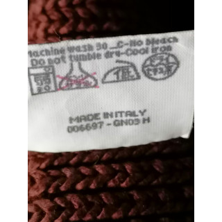 Iceberg DeadStock Y2K - Top Malha de Openwork feita em Itália