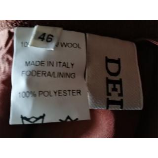 Delba Deadstock 100% de lã feita na saia da Itália - 90s
