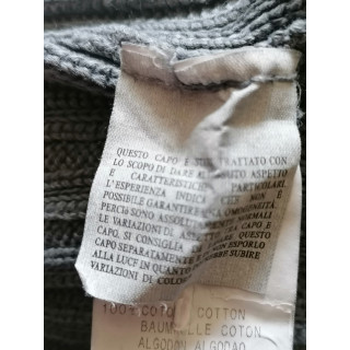 Cerruti Jeans Deadstock 100% cotone - cardigan con zip italiano a fine anni '90