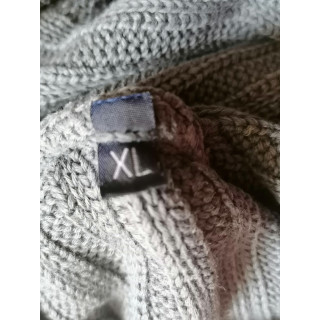 Cerruti Jeans Deadstock 100% algodón - Cardigan con cremallera italiana a fines de los 90