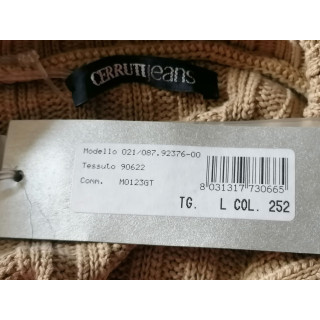 Pull camionneur Cerruti Jeans 1999 Deadstock 100% Coton