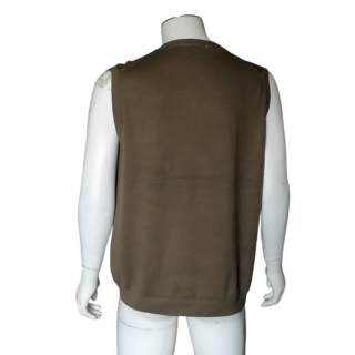 Stazione annata maglione senza maniche in cotone 100% cotone