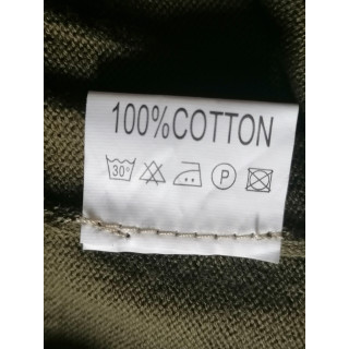 Vintage suéter sem mangas deadstock 100% algodão