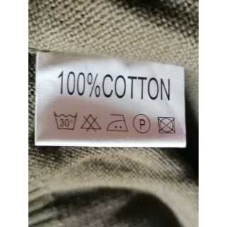 Vintage suéter sem mangas deadstock 100% algodão