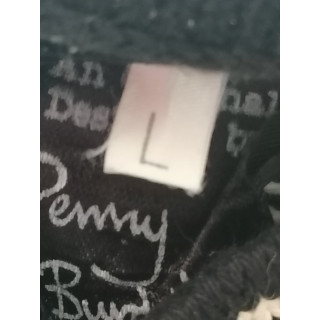 Suéter vintage Penny Burdett Deadstock Jacquard Art Knit 100% algodón