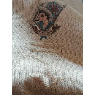Pull Vintage Audace Made in Italy « Sailor » – Archive Nautique Années 90