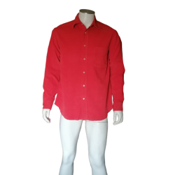 Shirt Coast Made in Italy Deadstock Velvet Milleraies Red Brick