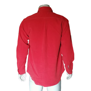 Shirt Coast Made in Italy Deadstock Samt Millerierer Roter Ziegel