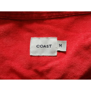 Chemise Coast Made in Italy Deadstock Velours Milleraies Rouge Brique