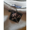 Salvio Panther Deadstock Y2K con cremallera Sudadera Chaqueta azul glaciar
