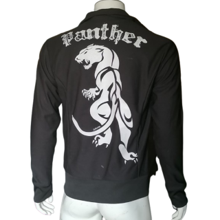 Giacca Vintage Salvio Panther Y2K 2000 anni nero