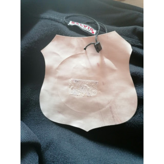 Vintage Salvio Panther Y2K jaqueta 2000 anos preto